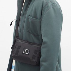 Acne Studios Plaque Nylon Messenger Bag Unisex